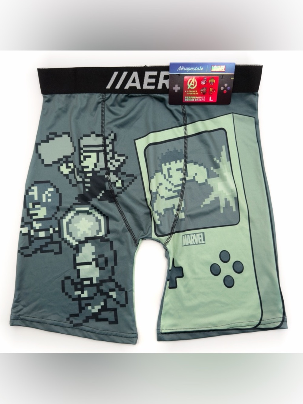 Marvel Avengers Boxer Briefs Mens Size Large Underwear Iron Man Captain America